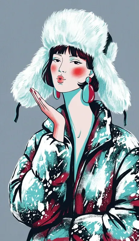 Modigliani Style Elongated Fashion Portraits