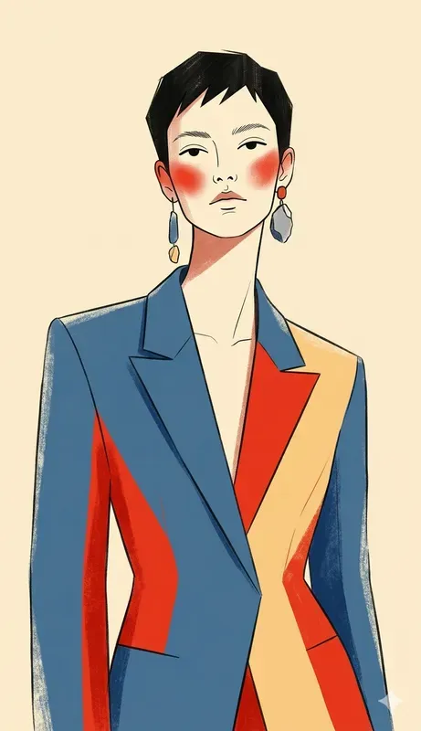 Modigliani Style Elongated Fashion Portraits