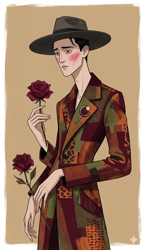 Modigliani Style Elongated Fashion Portraits