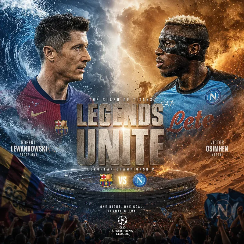 Epic Football Rivalry Posters