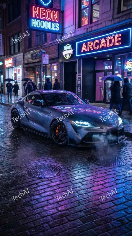 Cinematic Neon Night Auto Style