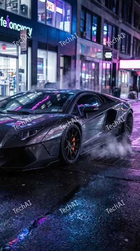 Cinematic Neon Night Auto Style