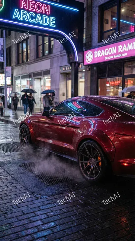 Cinematic Neon Night Auto Style