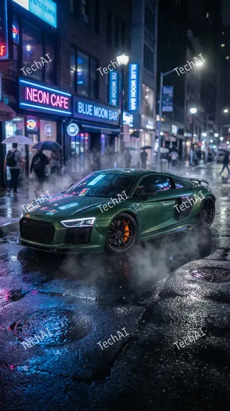 Cinematic Neon Night Auto Style