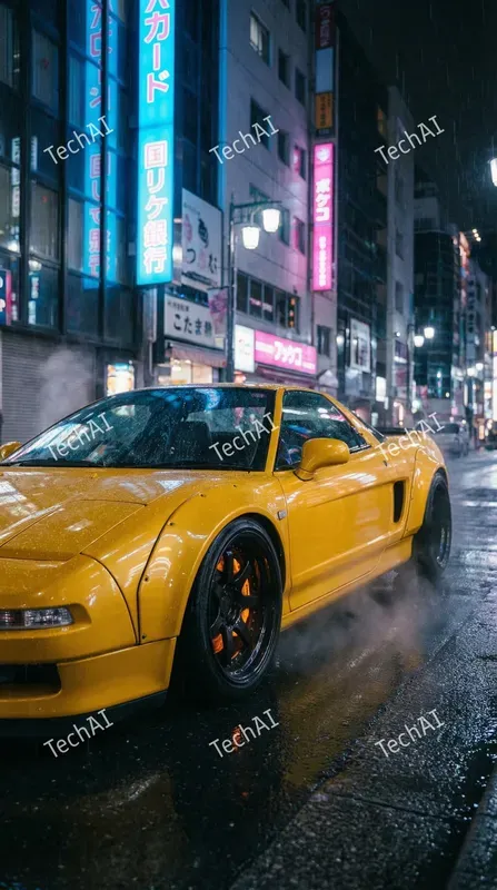 Cinematic Neon Night Auto Style
