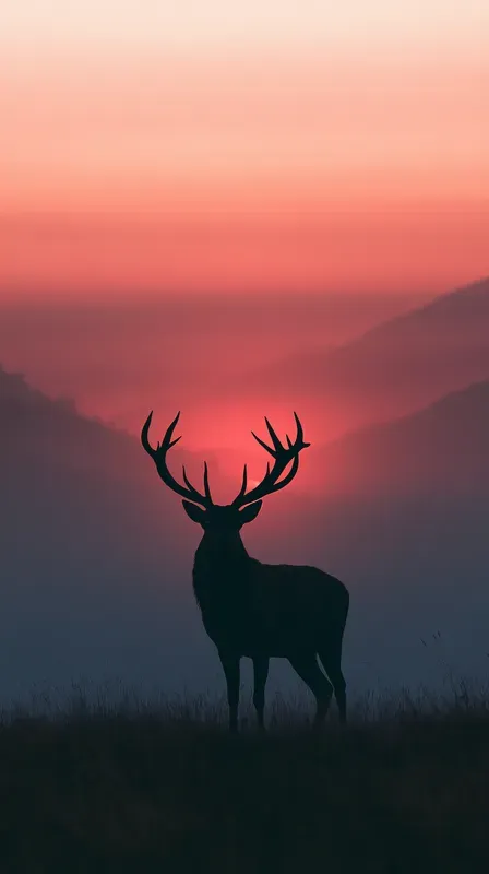 Minimalist Silhouette Phone Wallpapers