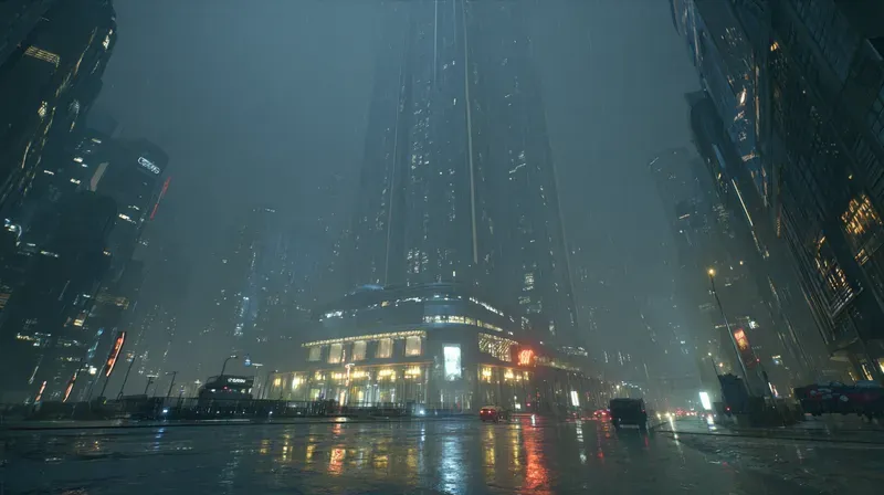 Cyberpunk City Environment Generator