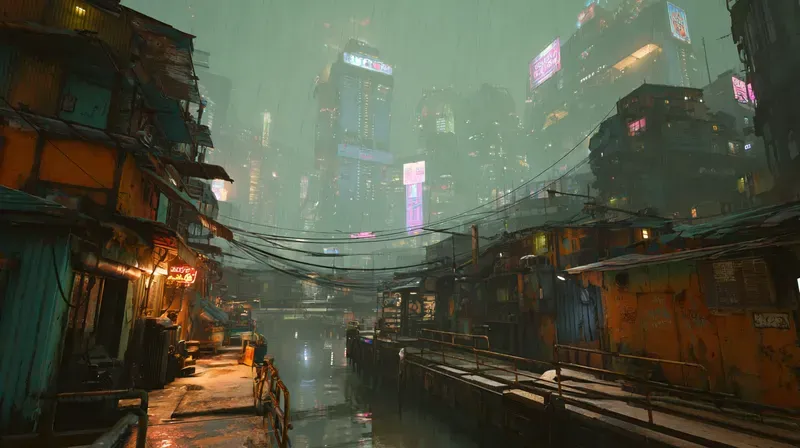 Cyberpunk City Environment Generator