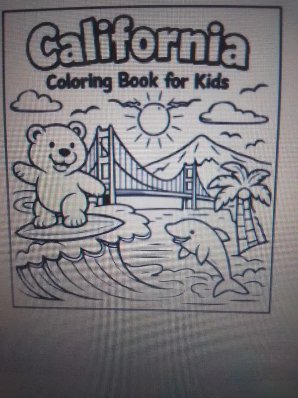 Kids Coloring Book Cover Generator