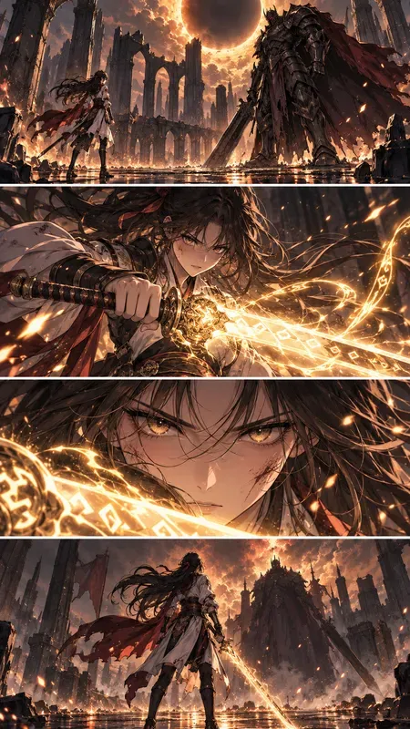 Webtoon Vertical Scroll Panels