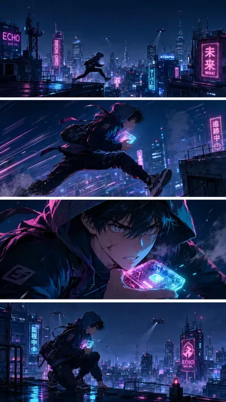 Webtoon Vertical Scroll Panels