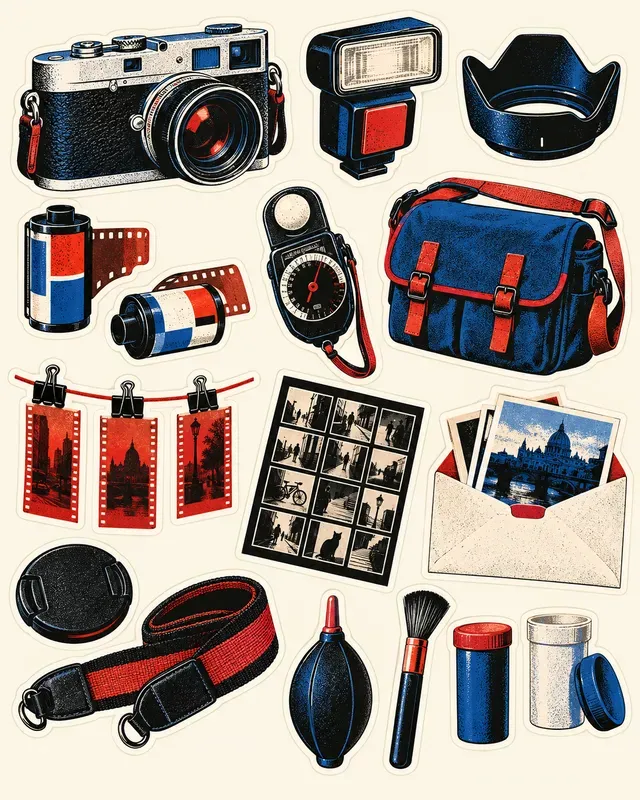 Analog Darkroom Stickers