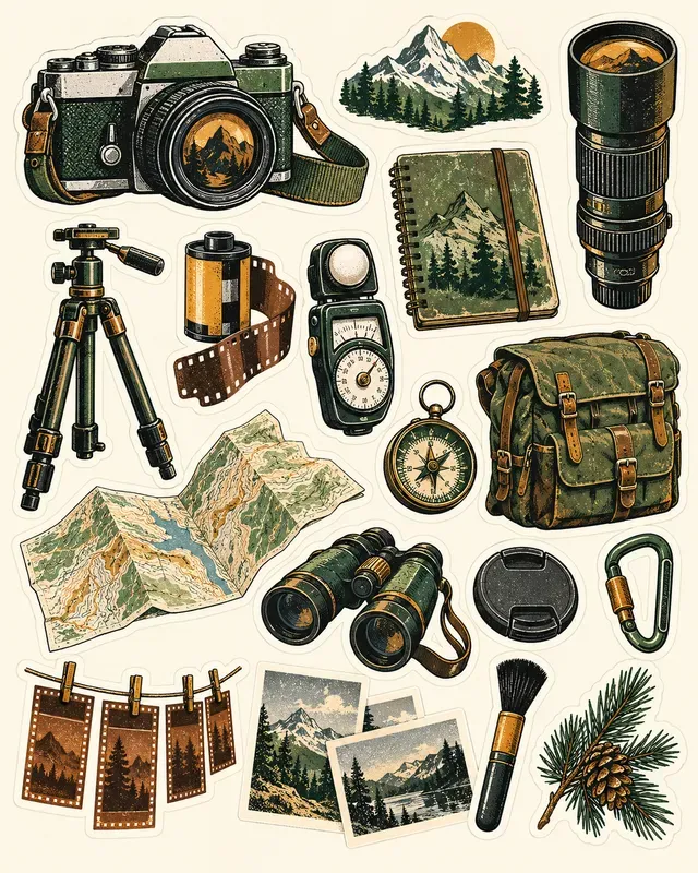 Analog Darkroom Stickers