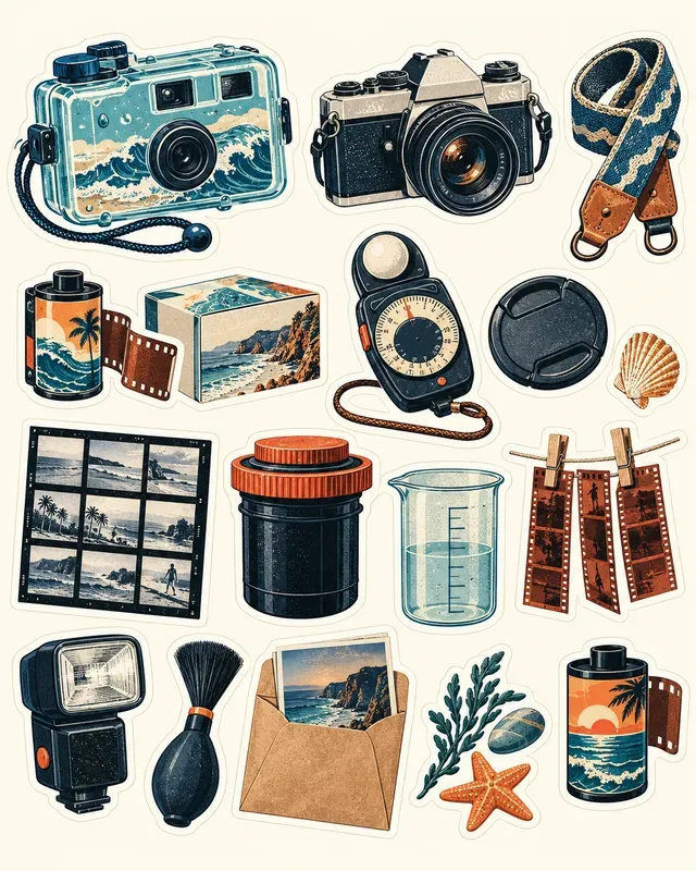 Analog Darkroom Stickers