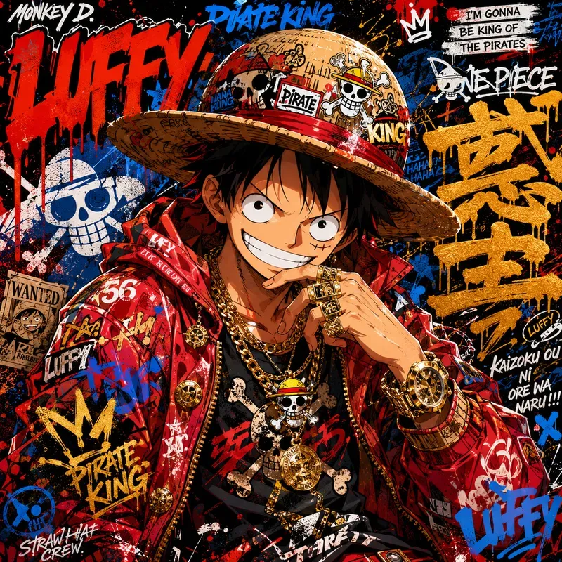 Graffiti Anime Character Posters