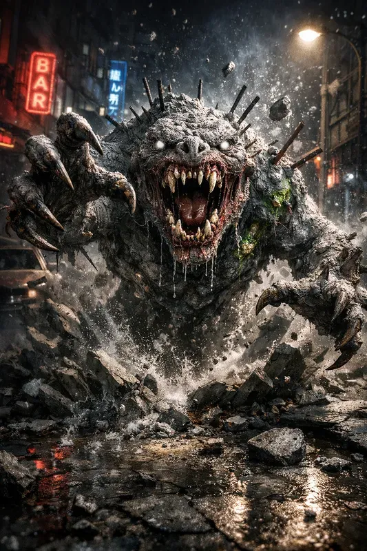 Monster Breakout Scenes