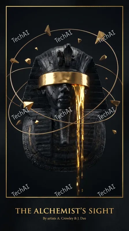 Obsidian Gold Luxury Poster Art