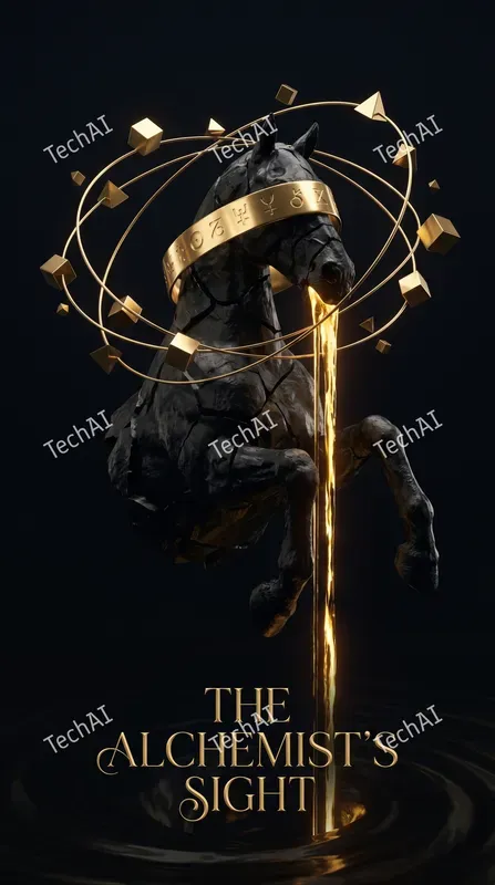 Obsidian Gold Luxury Poster Art