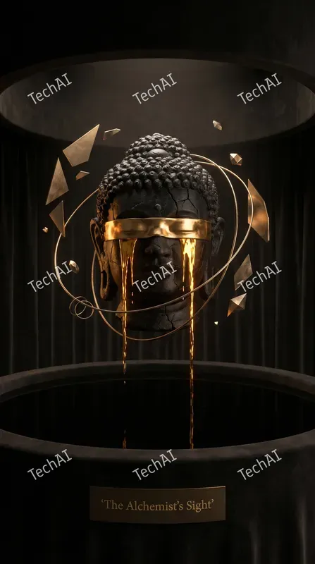 Obsidian Gold Luxury Poster Art