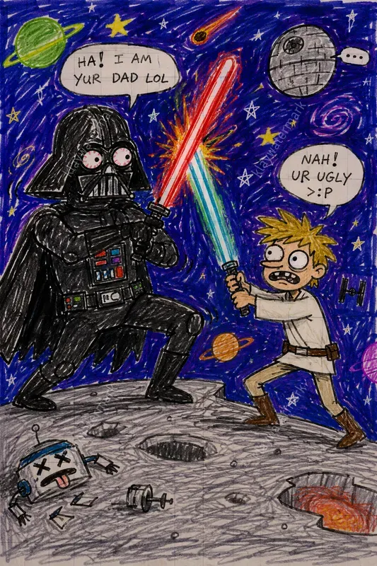 Hilarious Badly Drawn Meme Parody Art