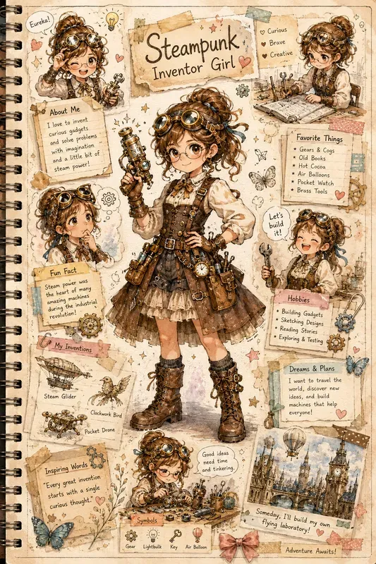 Scrapbook Character Journal Creators