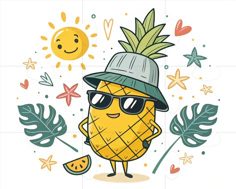 Cute Fruit Character Tshirt Designs