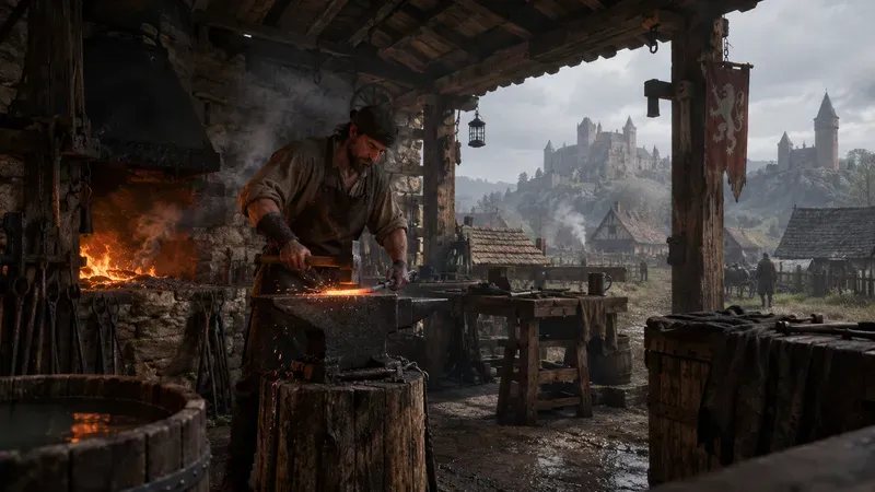 Medieval Kingdom Come Style Scenes