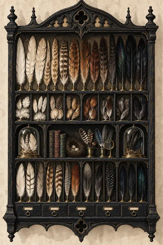 Halloween Cabinet Portrait Art Prints