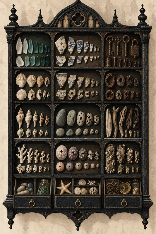 Halloween Cabinet Portrait Art Prints