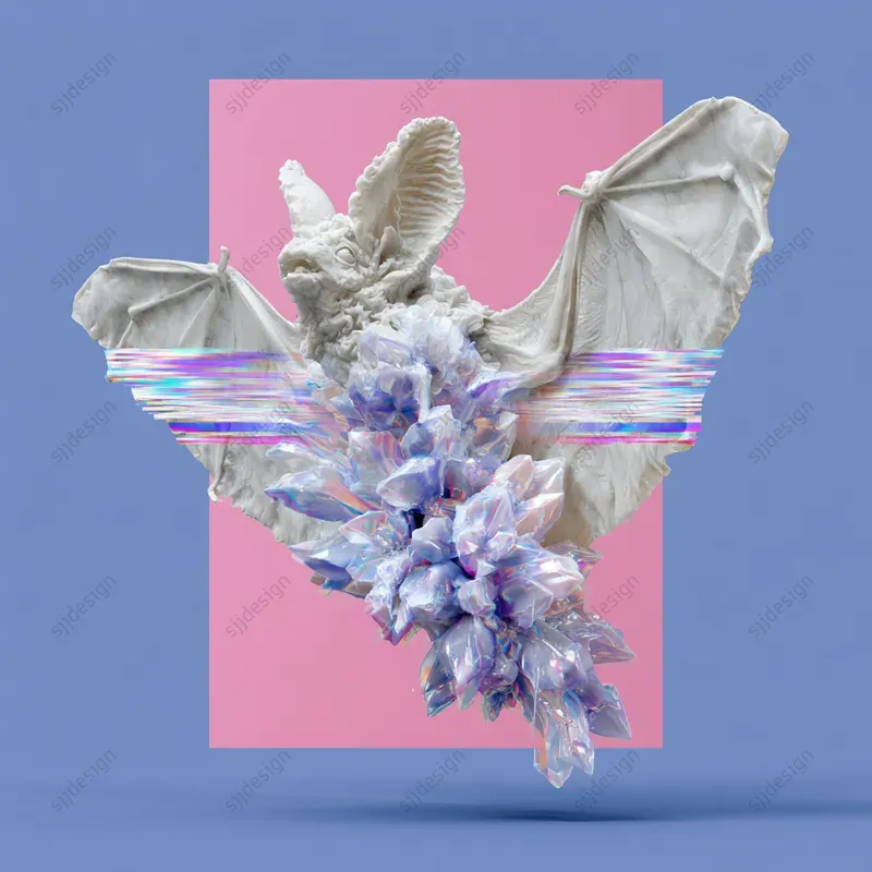 Glitch Greek Statue Art
