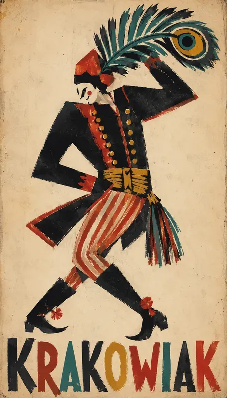 Polish Dance Poster Characters