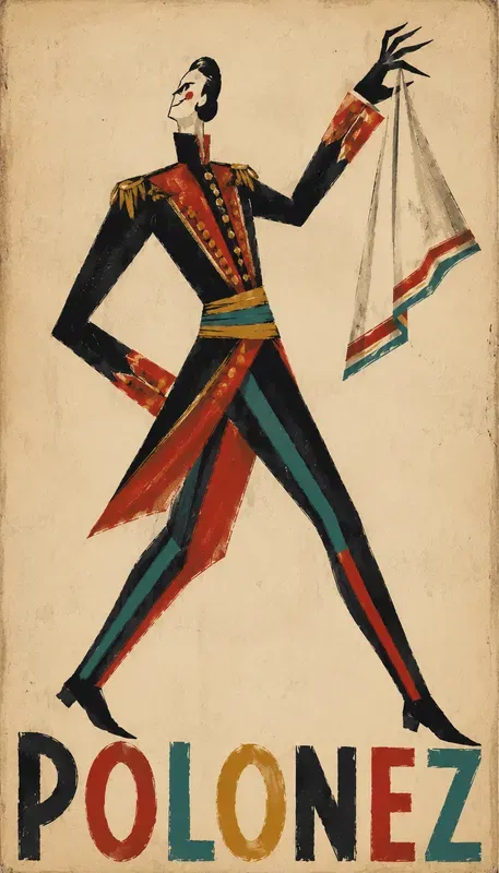 Polish Dance Poster Characters