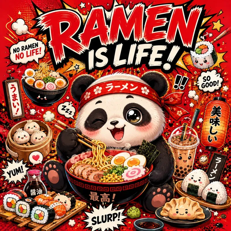 Crazy Cute Foodobsessed Cartoon Animals