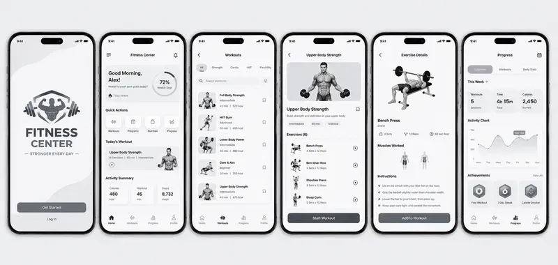 Mobile App UI Mockup Generator