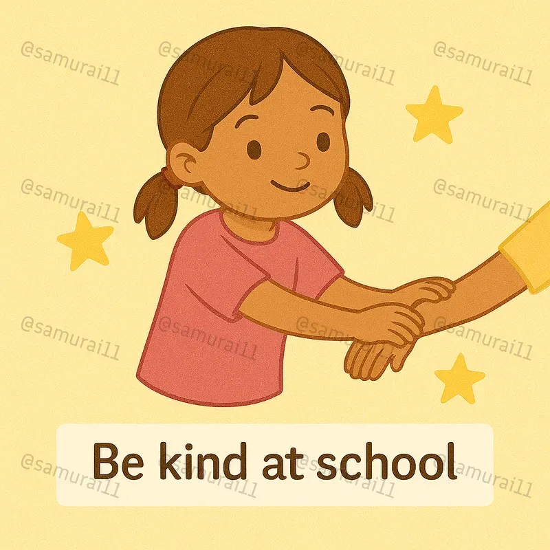 Happy Kids Daily Habits Flashcards