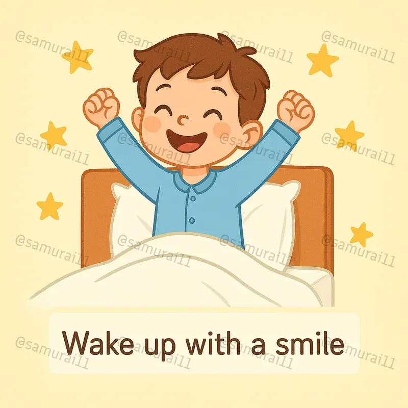 Happy Kids Daily Habits Flashcards