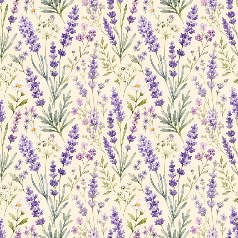 Seamless Botanical Wc Patterns