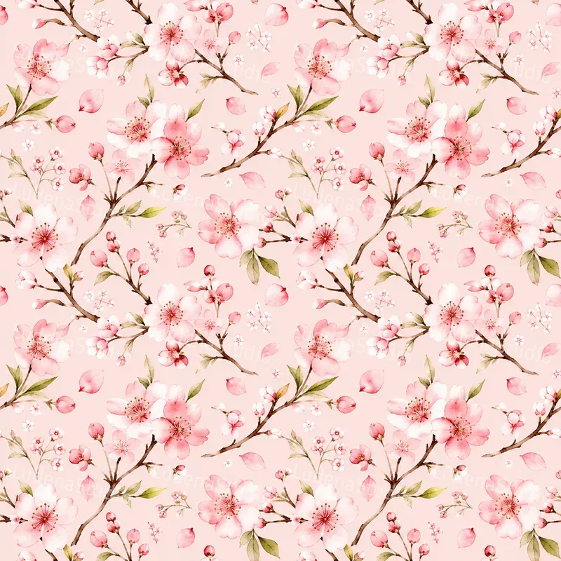 Seamless Botanical Wc Patterns