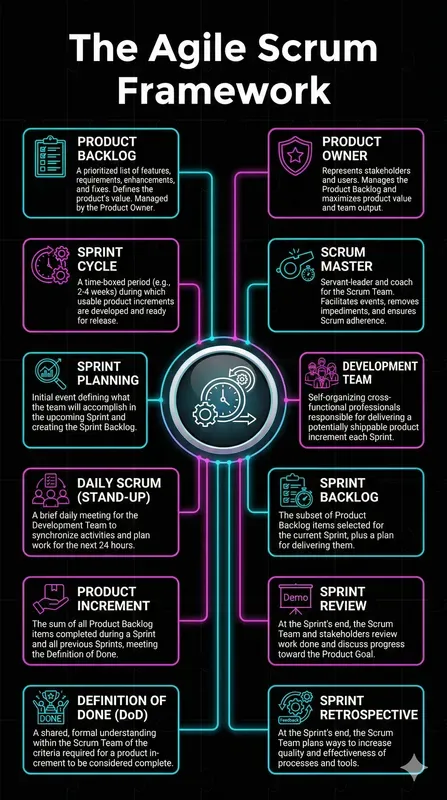 Detailed Tech Aesthetic Infographics