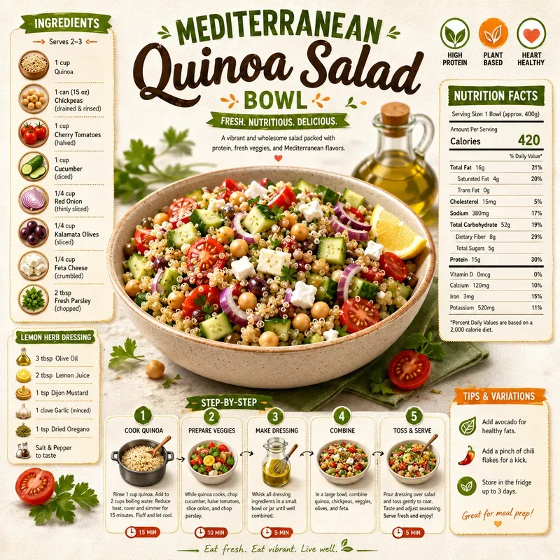 Healthy Recipe Infographics