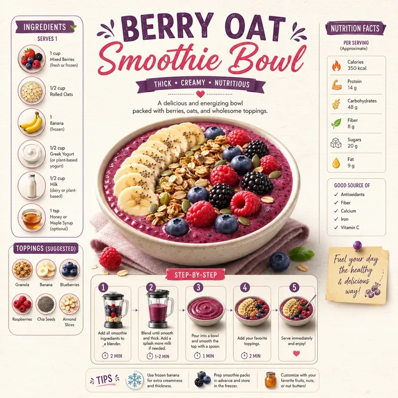 Healthy Recipe Infographics