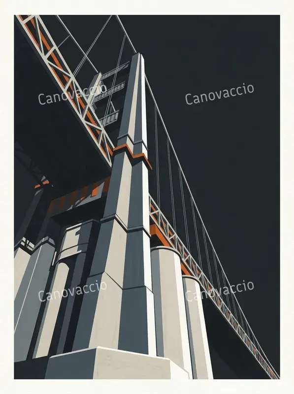 Precisionist Architecture Art Posters