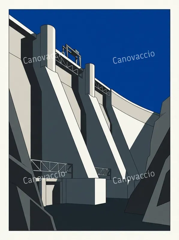 Precisionist Architecture Art Posters