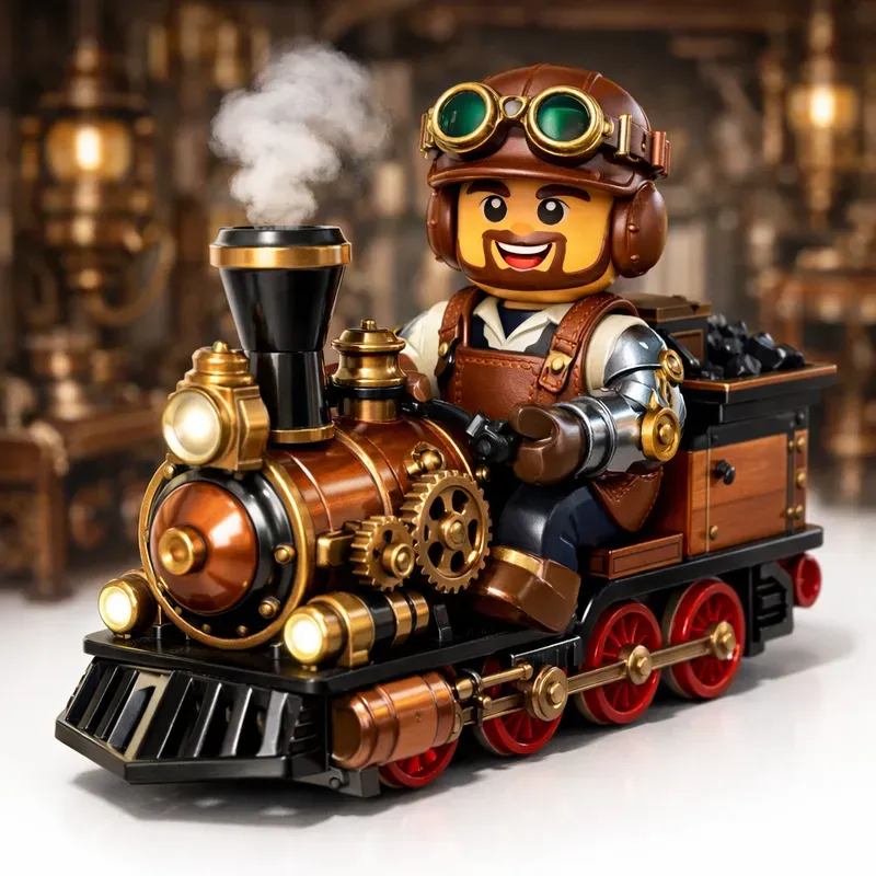 Toy Train Minifigures