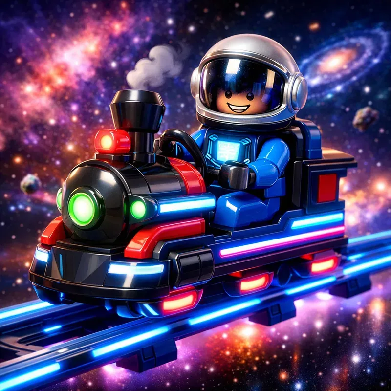 Toy Train Minifigures