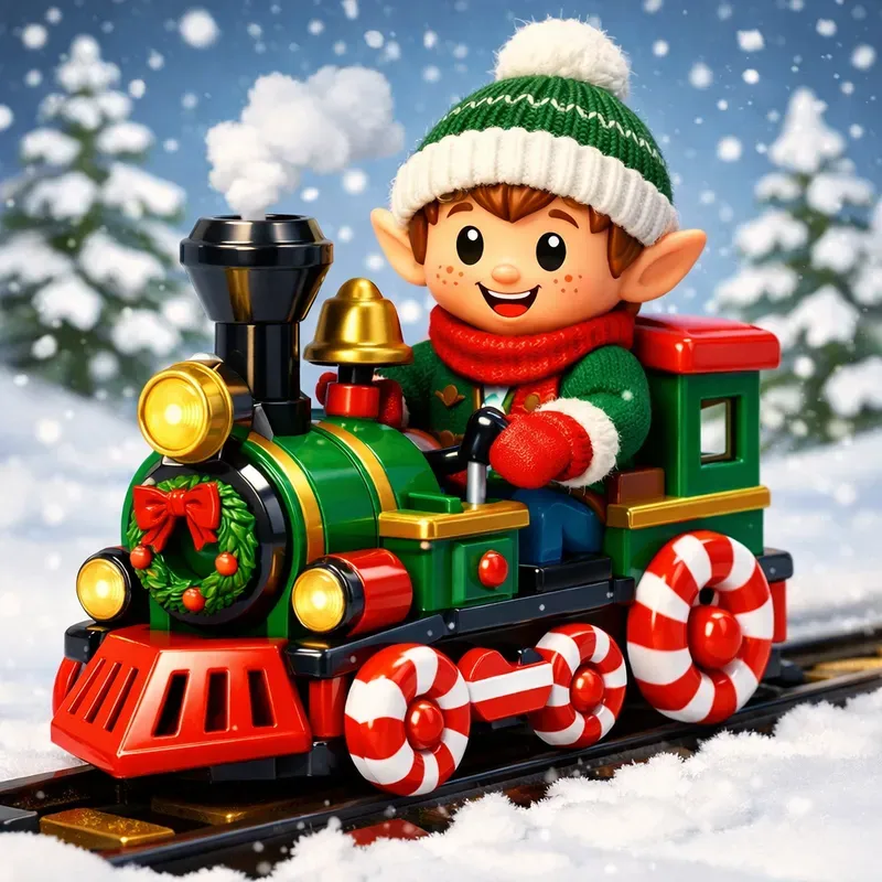 Toy Train Minifigures