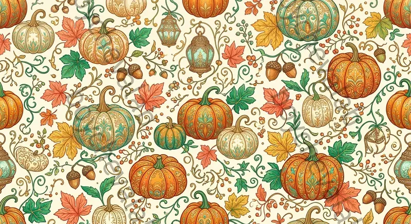 Halloween Monster Seamless Patterns
