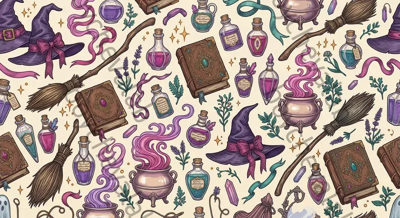 Halloween Monster Seamless Patterns