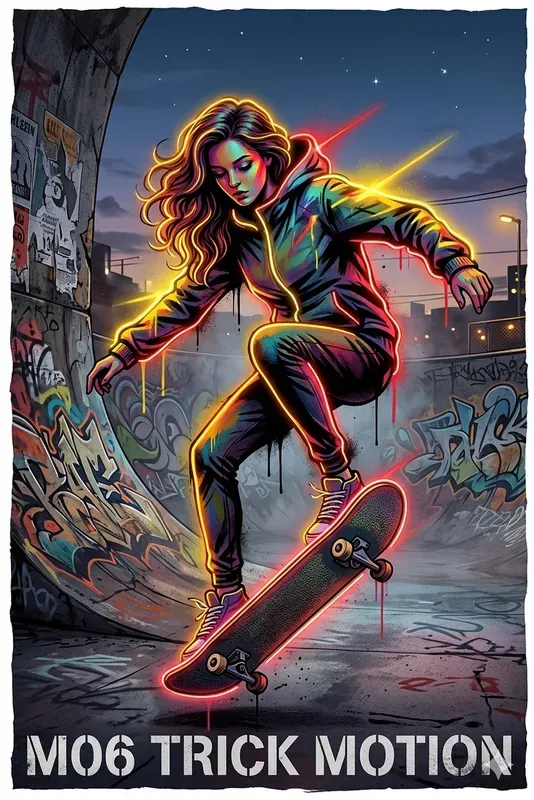 Portrait To Neon Street Art Posters