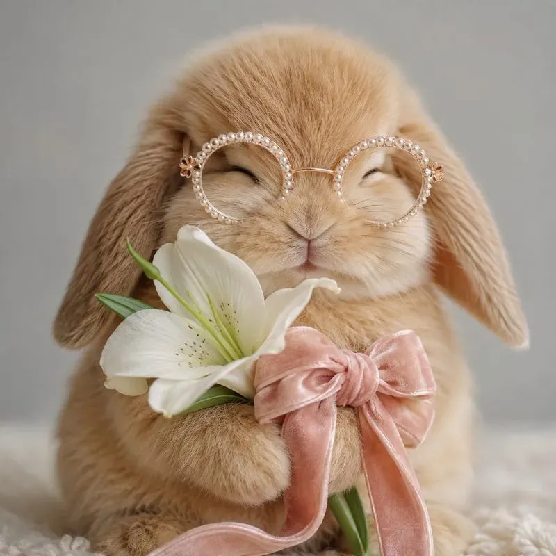 Cute Floral Animal Portrait Collections